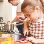 kid cooking